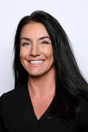 Shannon, dental team member at Las Vegas practice on Hualapai Way, smiling portrait.