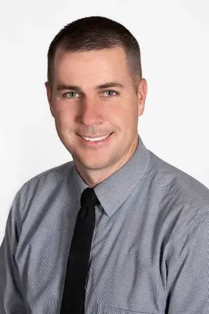 Dr. McRae, dentist at Las Vegas dental practice, professional portrait.